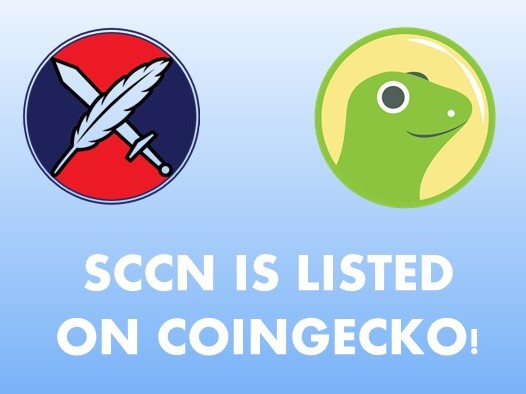 SCCN Token Receives Listing on CoinGecko